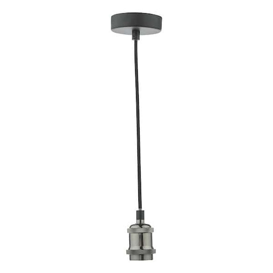 Dar Lighting Waco Black Chrome & Matt Black Suspension