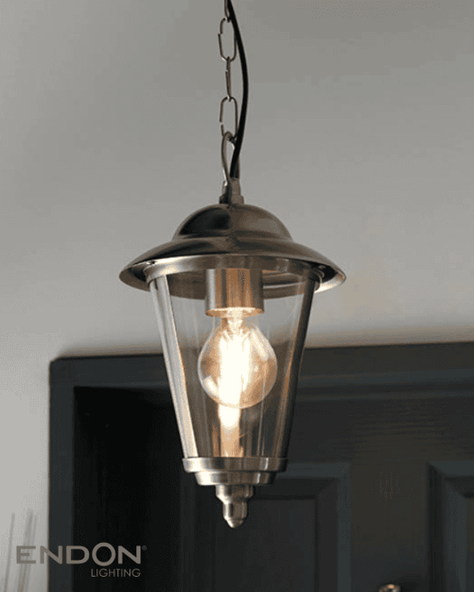 Endon Klein Outdoor IP20 Stainless Steel Pendant