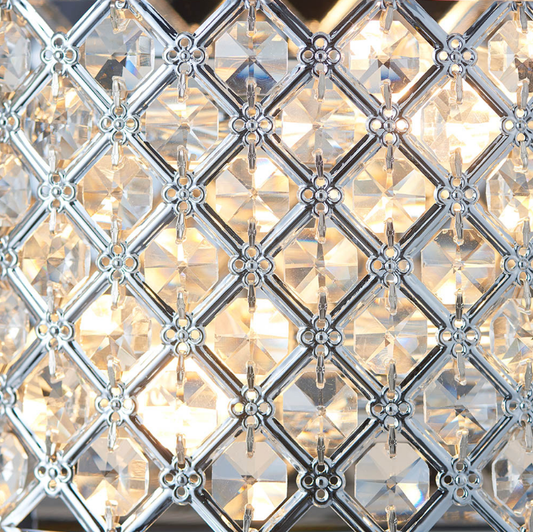 Endon Hudson 2 Light Polished Chrome Wall Light