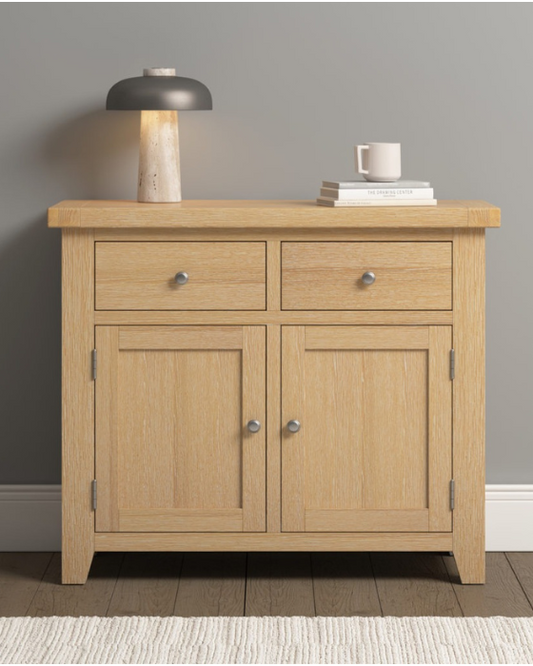 Windsor 2 Door & 2 Drawer Natural Oak Sideboard